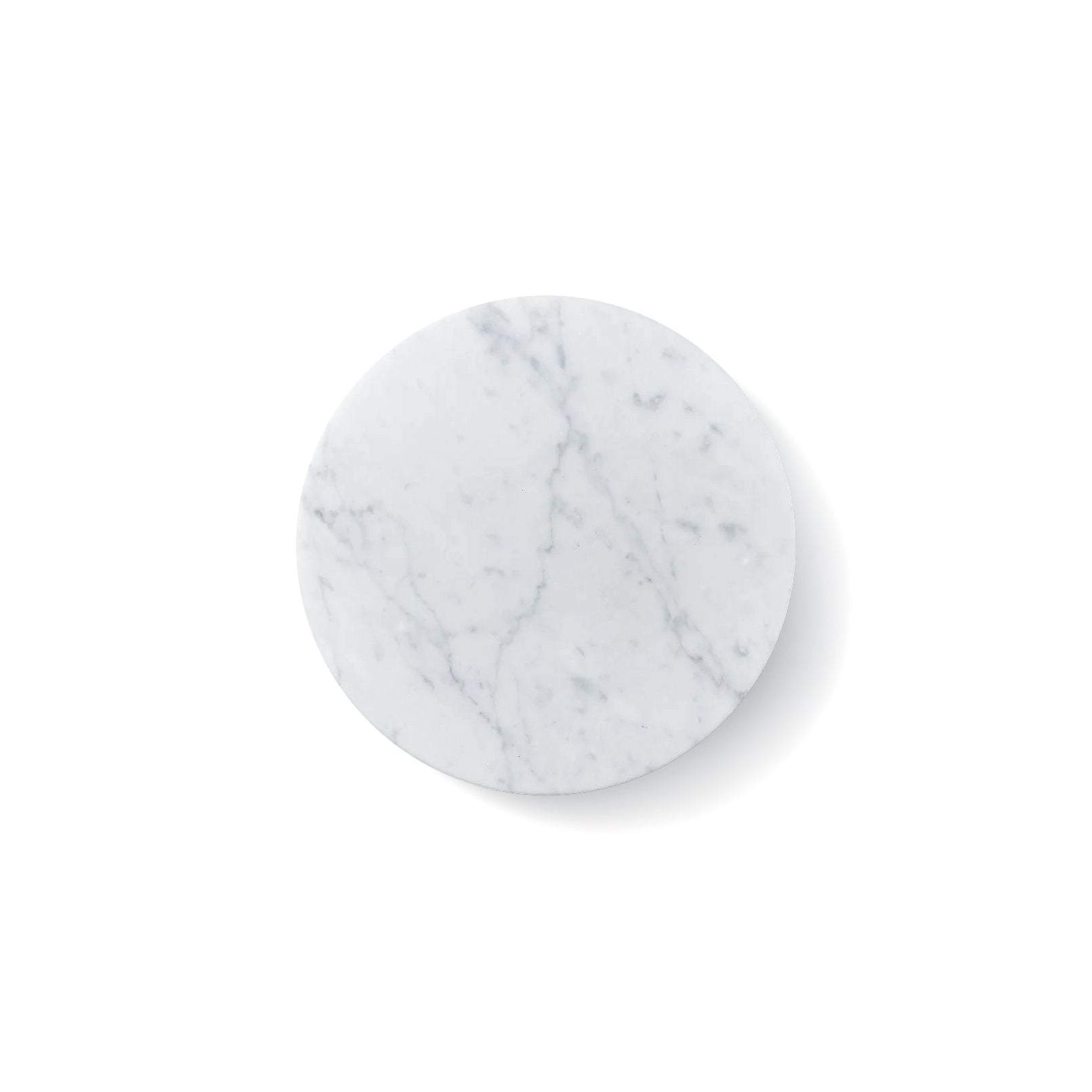 Vasilora Modern Minimalist Round White Marble Sconce Wall Lamp - Letslighting