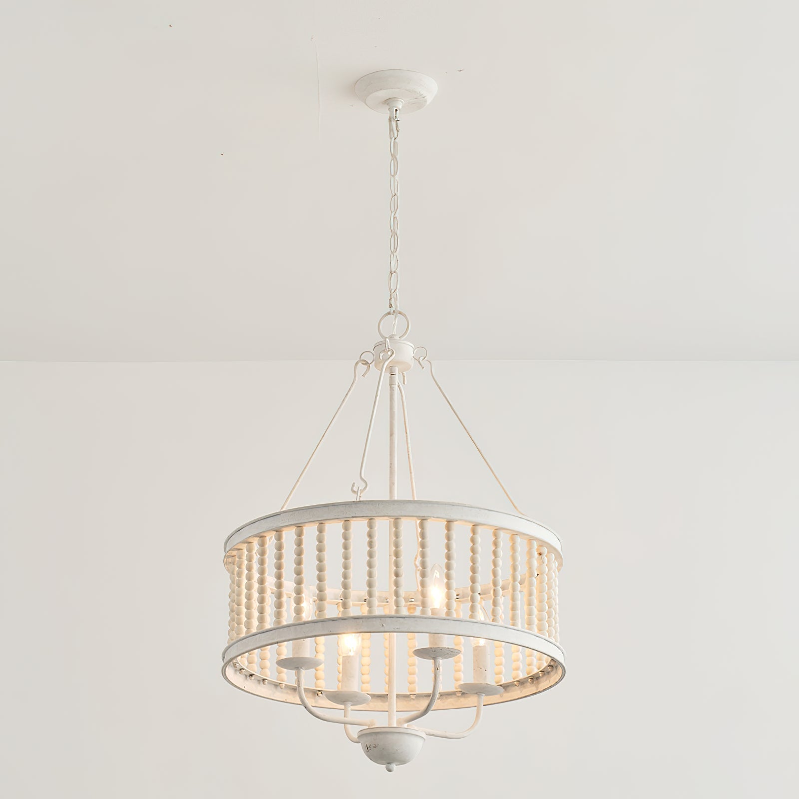 Ivsileth Premium Beaded Wooden Chandelier - Letslighting