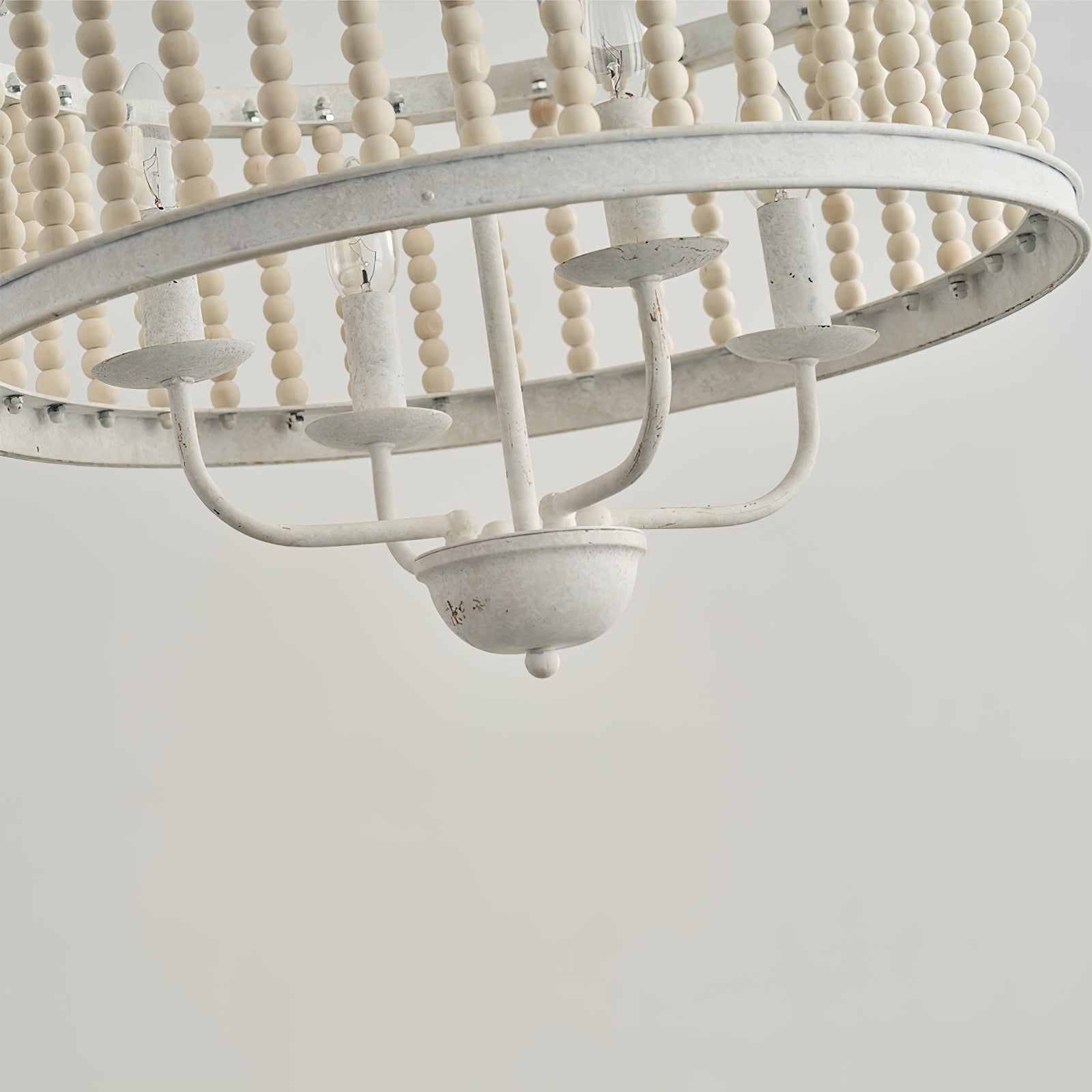 Ivsileth Premium Beaded Wooden Chandelier - Letslighting