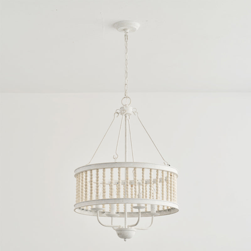 Ivsileth Premium Beaded Wooden Chandelier - Letslighting