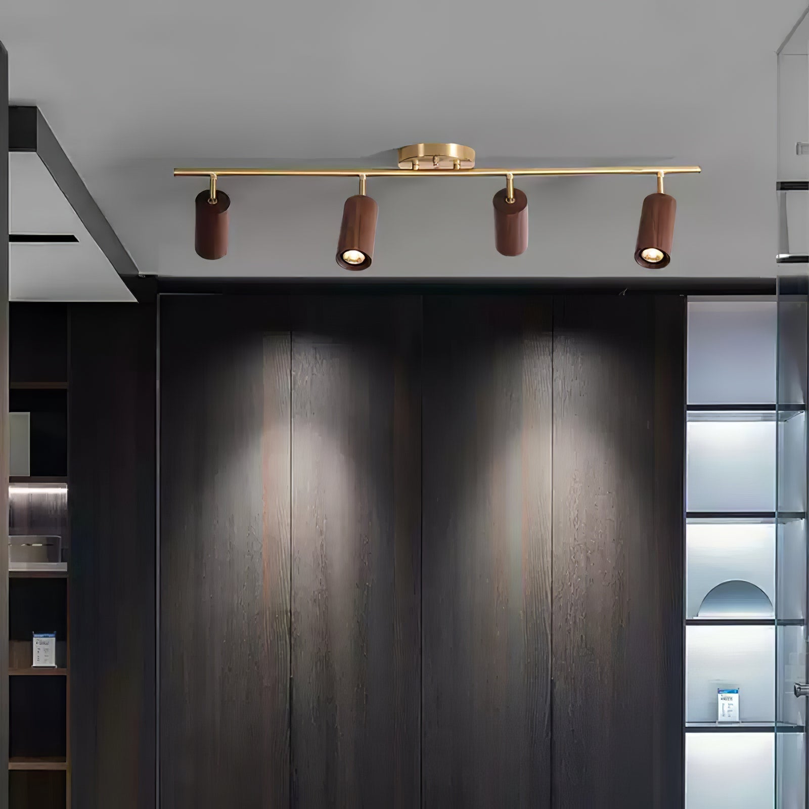 Usolila Modern Minimalist Wood Ceiling Light - Letslighting