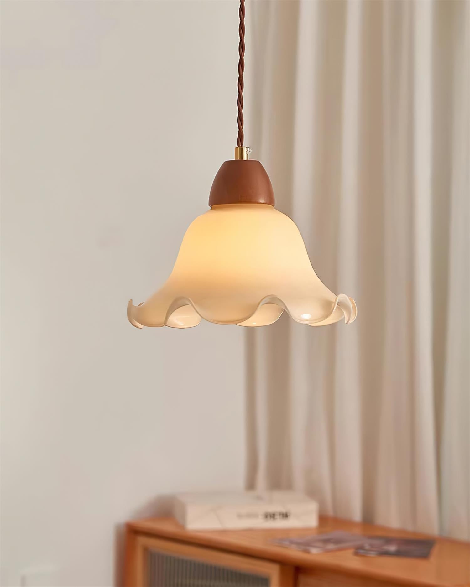 Glyna Wavy Glass Pendant Light - Letslighting