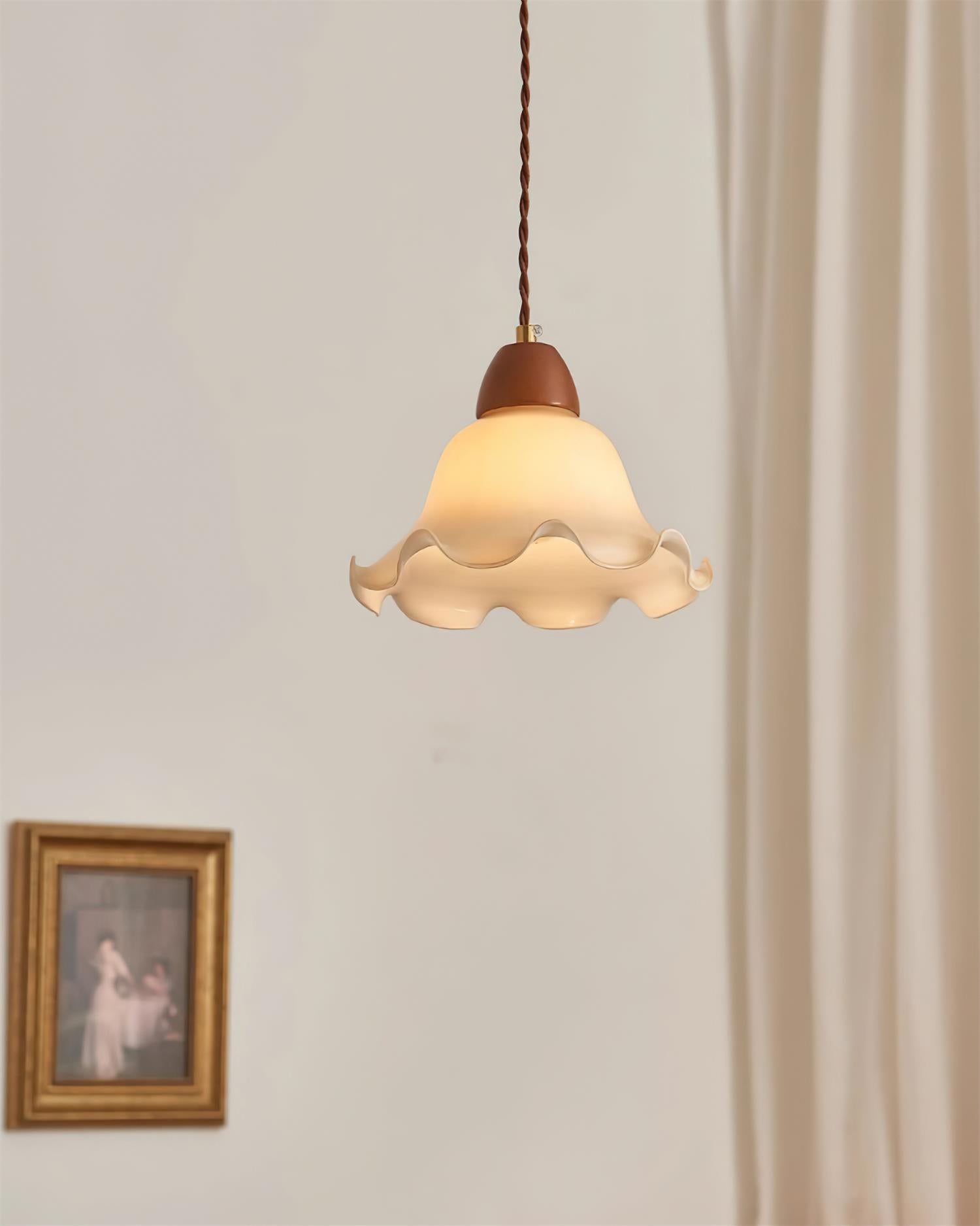 Glyna Wavy Glass Pendant Light - Letslighting
