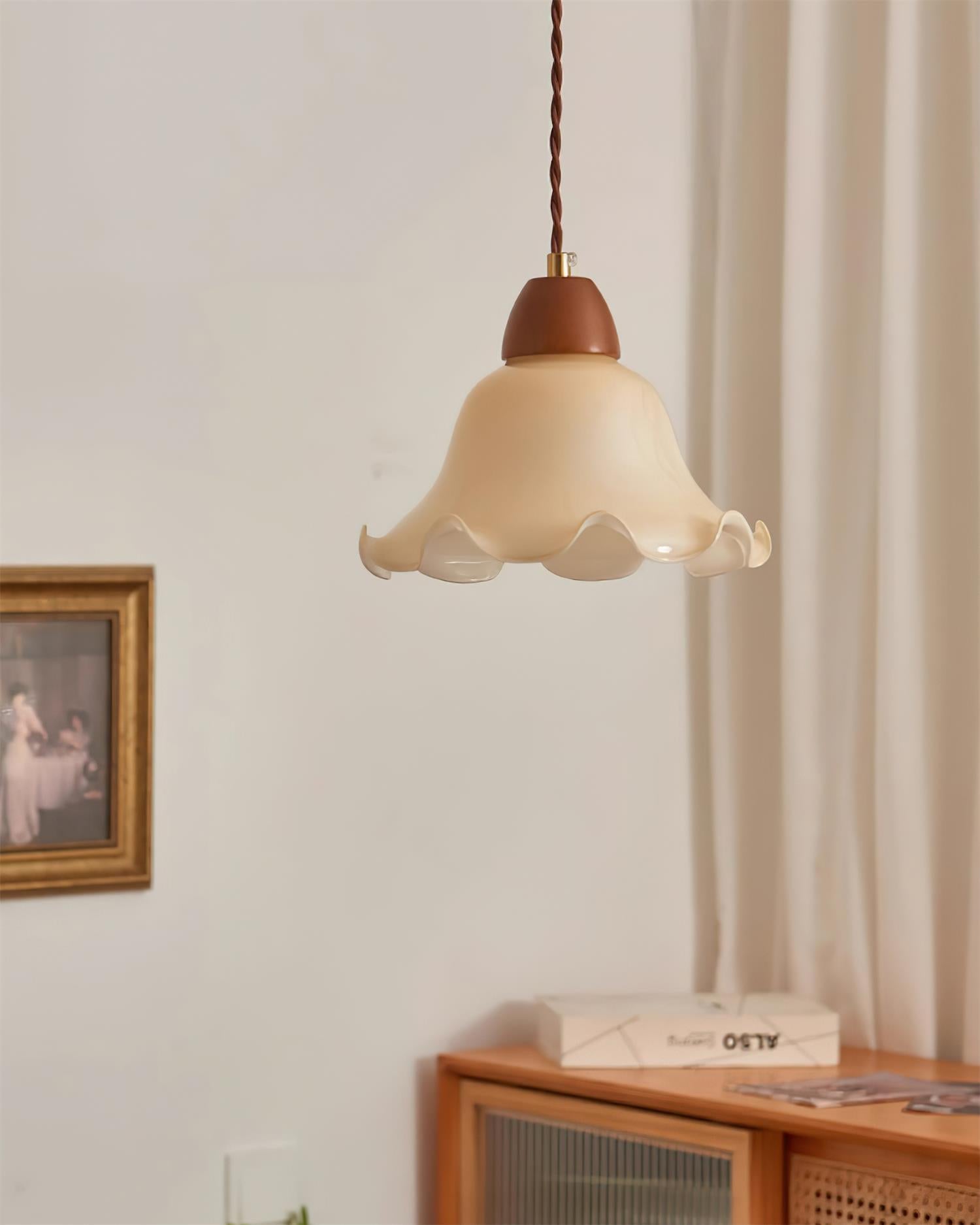 Glyna Wavy Glass Pendant Light - Letslighting