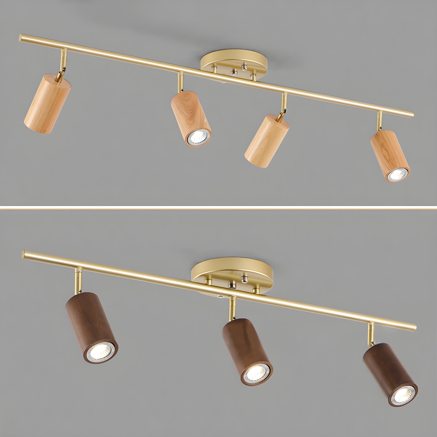 Usolila Modern Minimalist Wood Ceiling Light - Letslighting