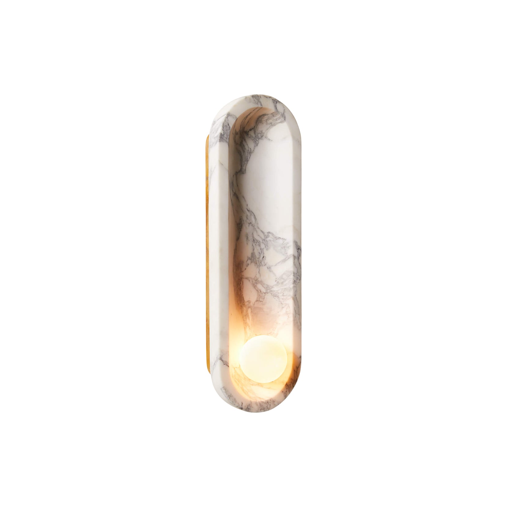 Alsolarae Modern Minimalist Marble Glass Wall Lamp - Letslighting