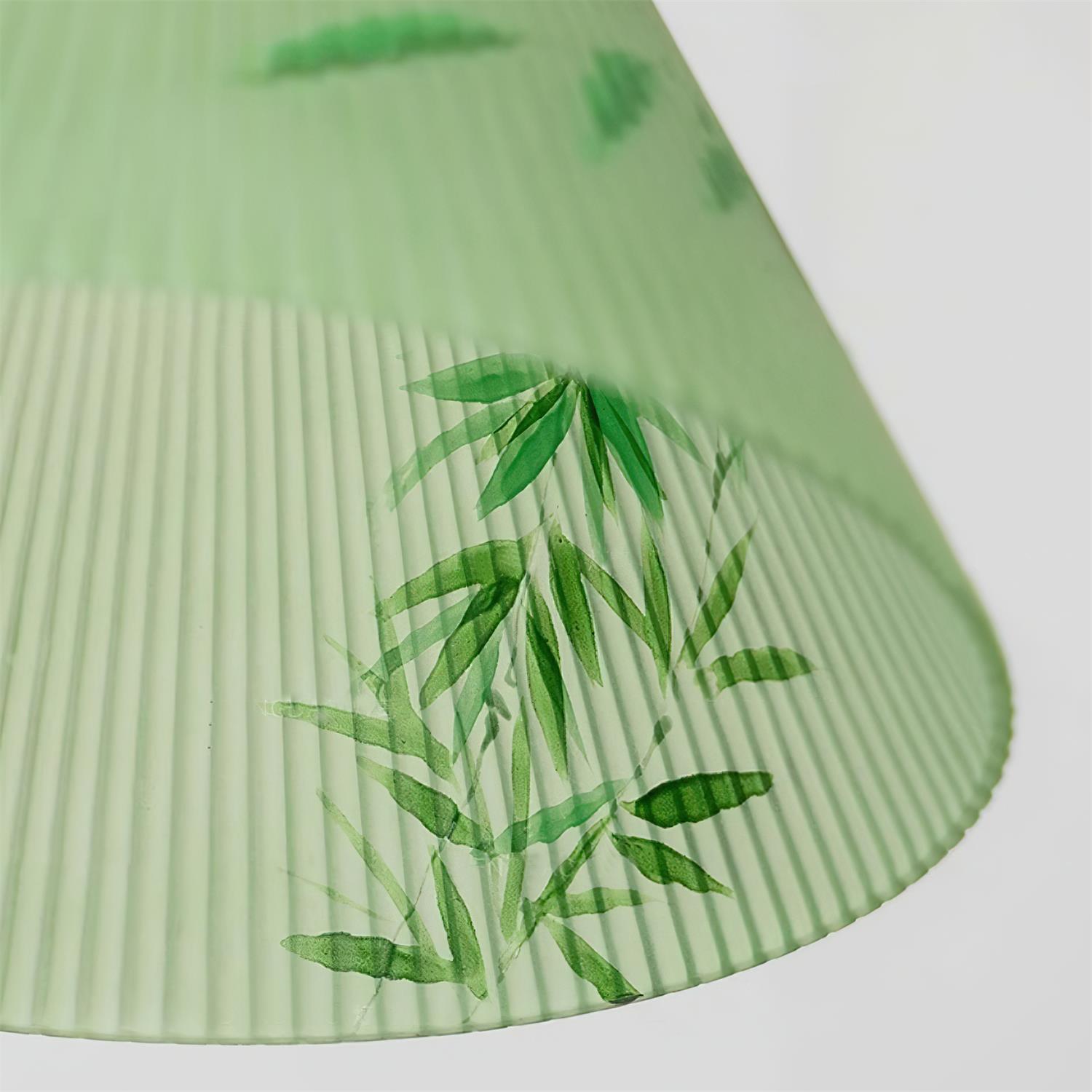 Royale Pendant Lamp Conical Botanical Glass - Letslighting