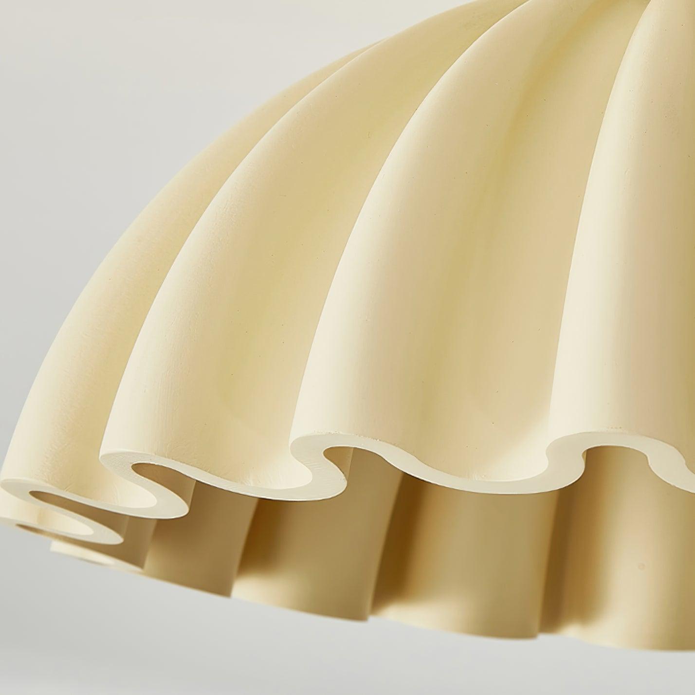 Ceiling Light HDPE Ruffle Canopy Body Modern Minimalist - Letslighting