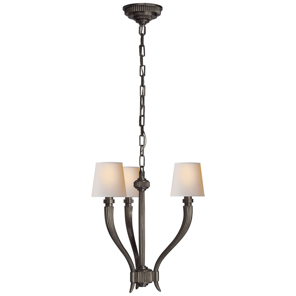 Olnoran Vintage Industrial River Reed Fabric Chandelier - Letslighting