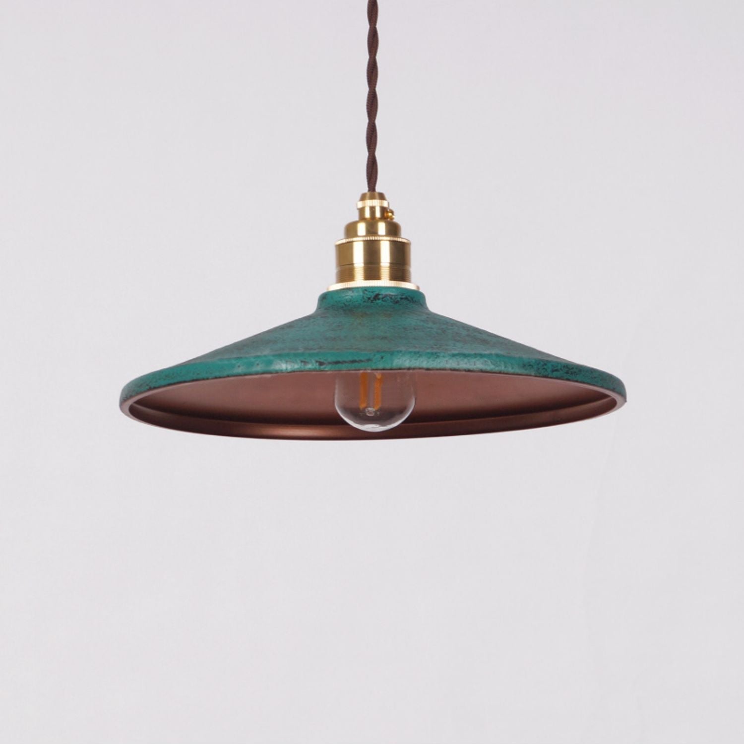 Vevyniel Rustic Saucer Shade Pendant Light - Letslighting