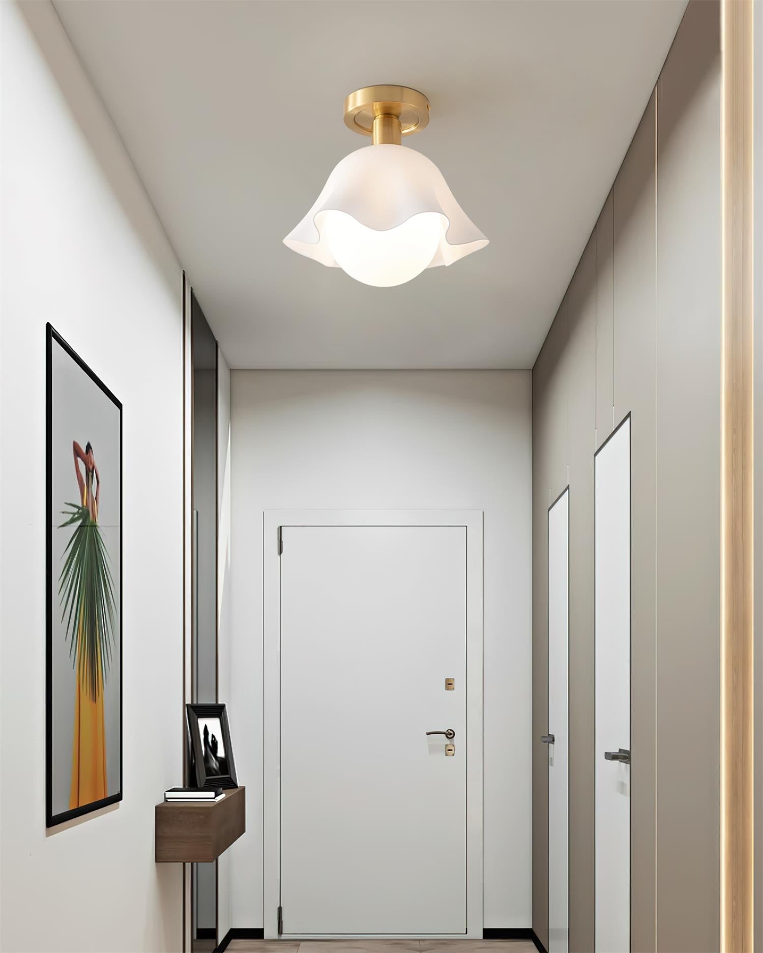 Petalia Semi-Flush Mount Ceiling Light - Letslighting