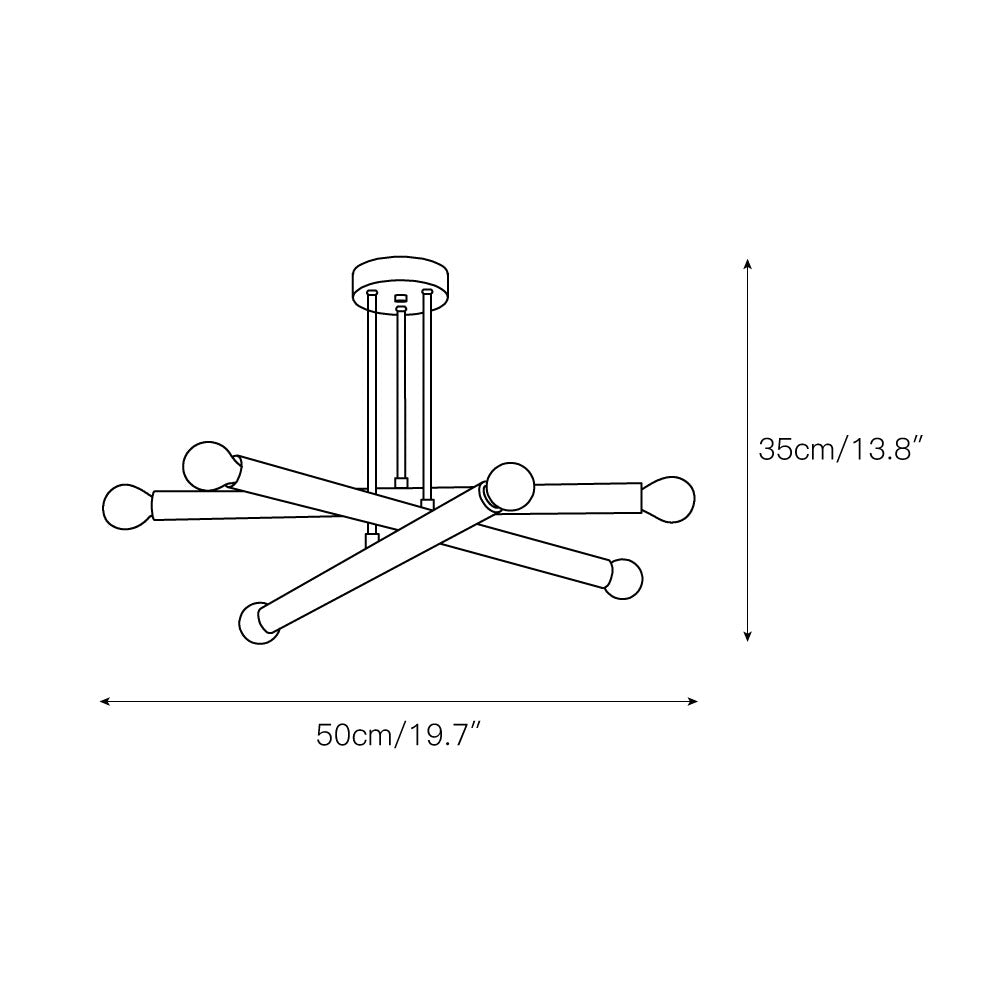 Erliren Modern Minimalist Chandelier - Letslighting