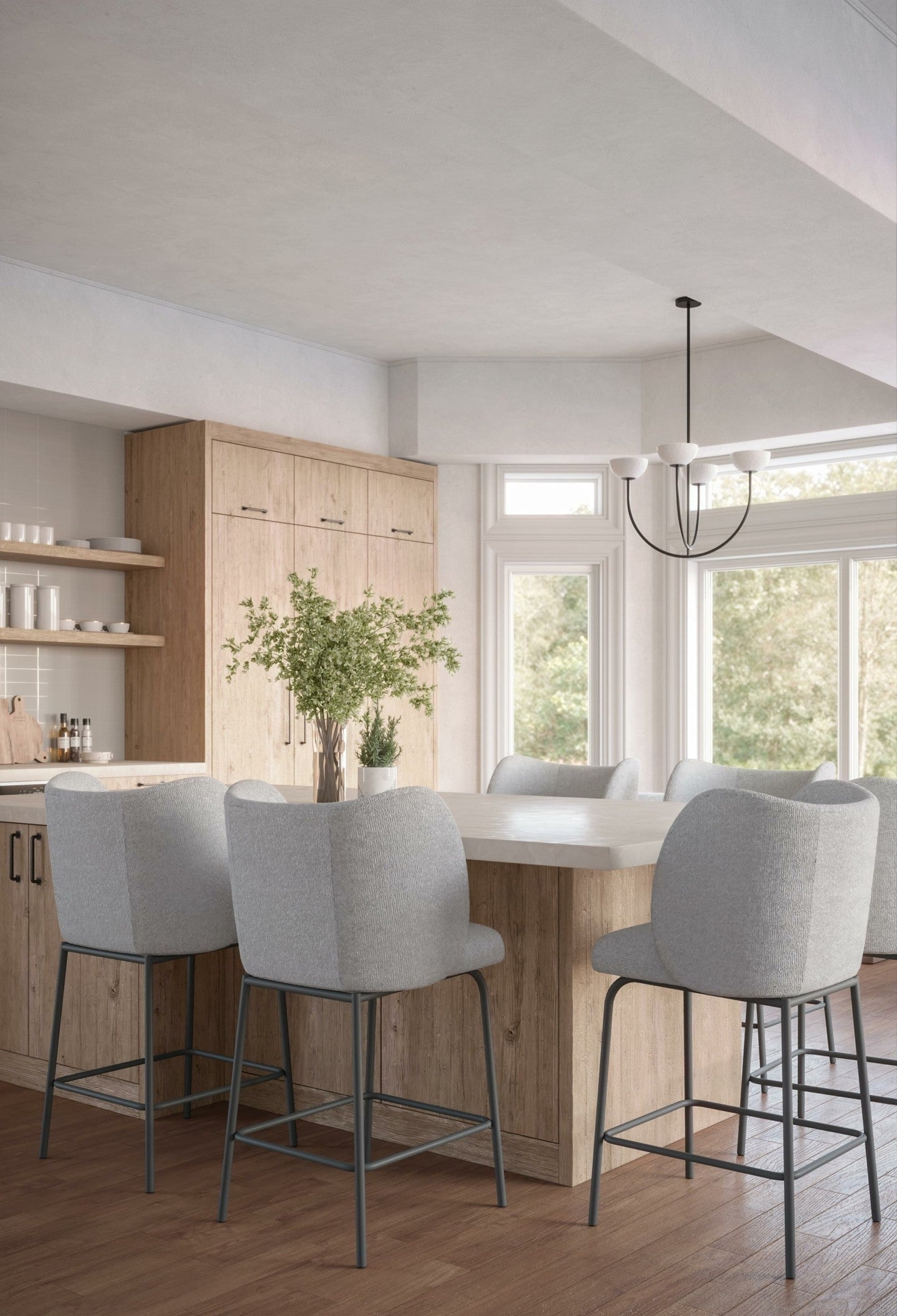 Sytala Modern Minimalist Ceramics Chandelier - Letslighting