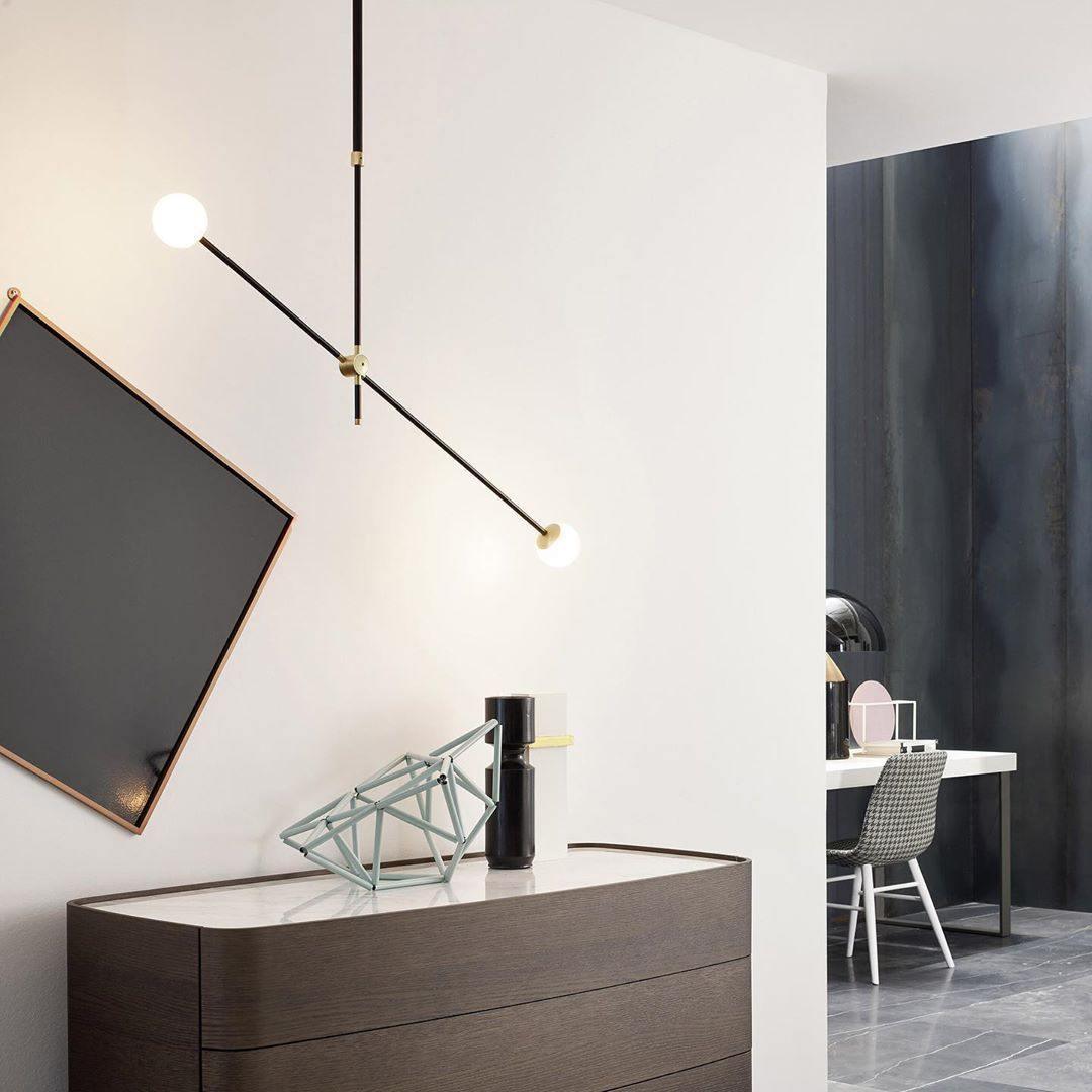 Lustra Chandelier SI Brass Glass Globe - Letslighting