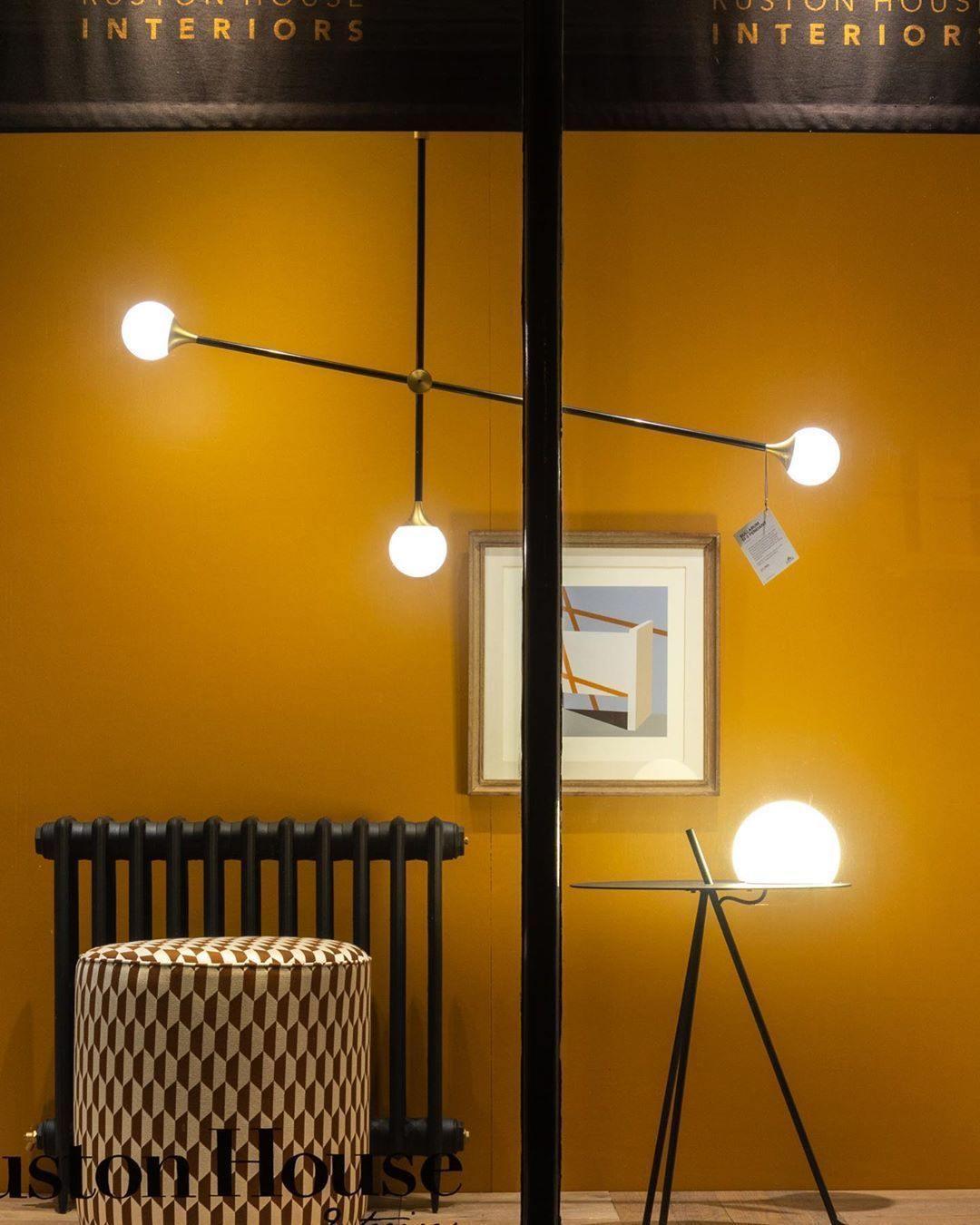 Lustra Chandelier SI Brass Glass Globe - Letslighting