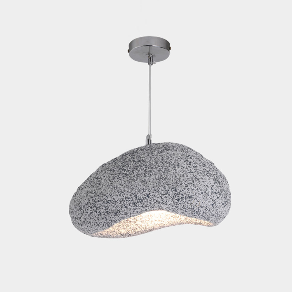 Avi Wabi Sabi Bread Shape Resin Pendant Light, 2 Color - Letslighting