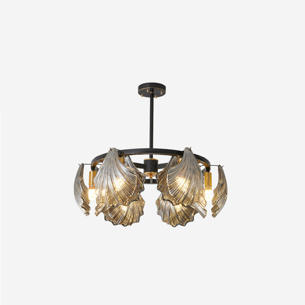 Kristy Modern Annular Metal And Glass Pendant Light - Letslighting
