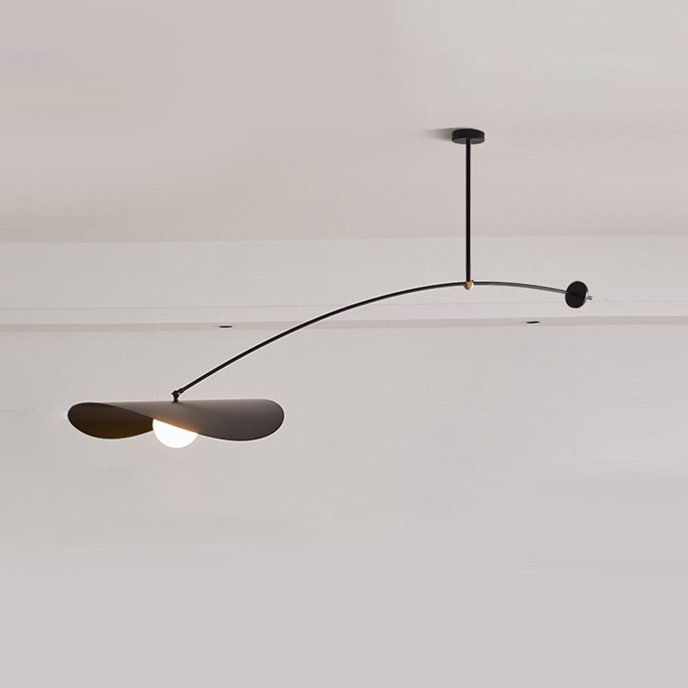 Arisha Minimalist LED Leaf Shaped Metal Pendant Light - Letslighting