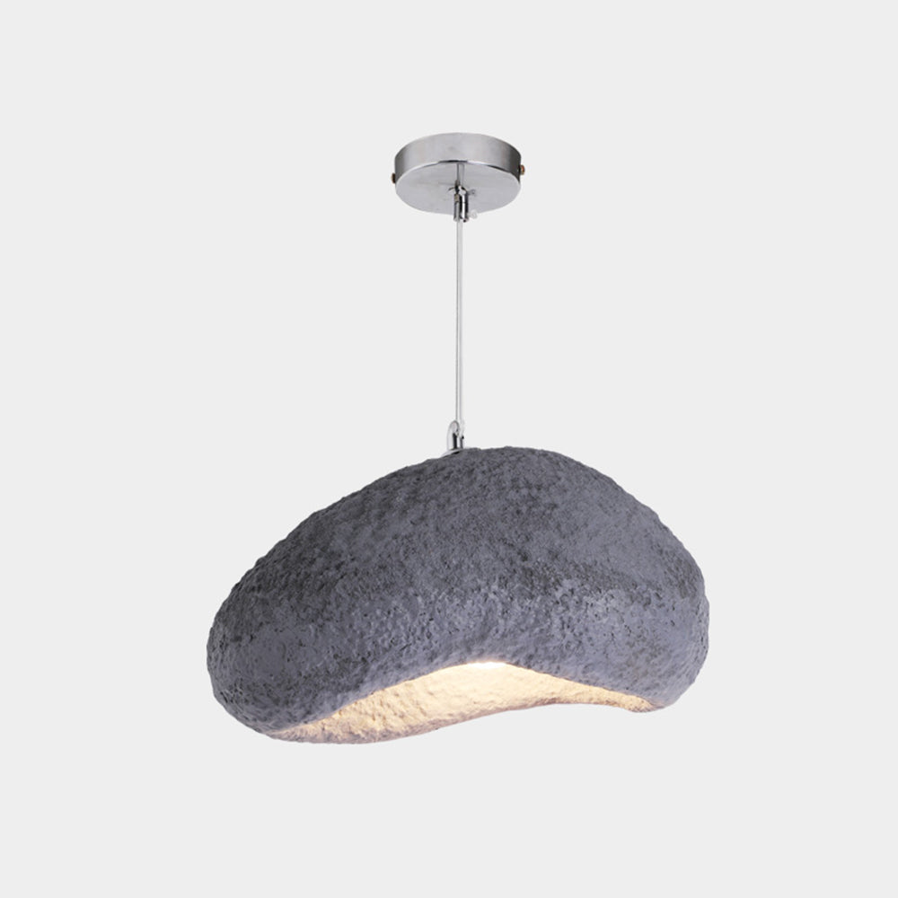 Avi Wabi Sabi Bread Shape Resin Pendant Light, 2 Color - Letslighting