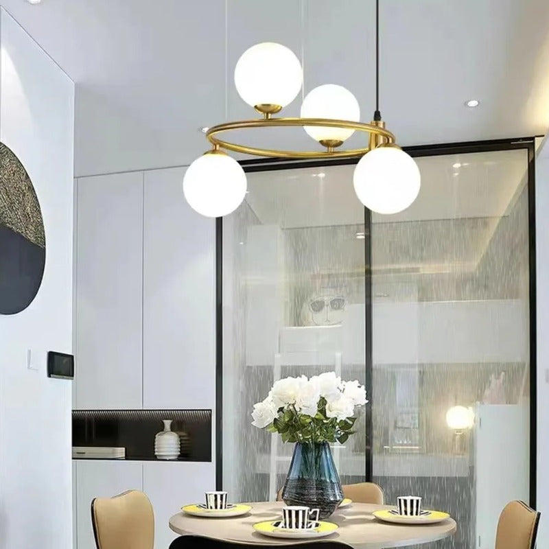 Valentina Nordic Ring Magic Bean Metal Pendant Light