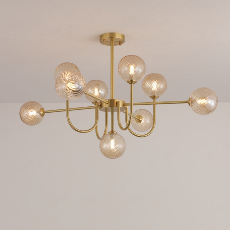Valentina Modern LED Chandelier Glass Living Dining Room Bedroom