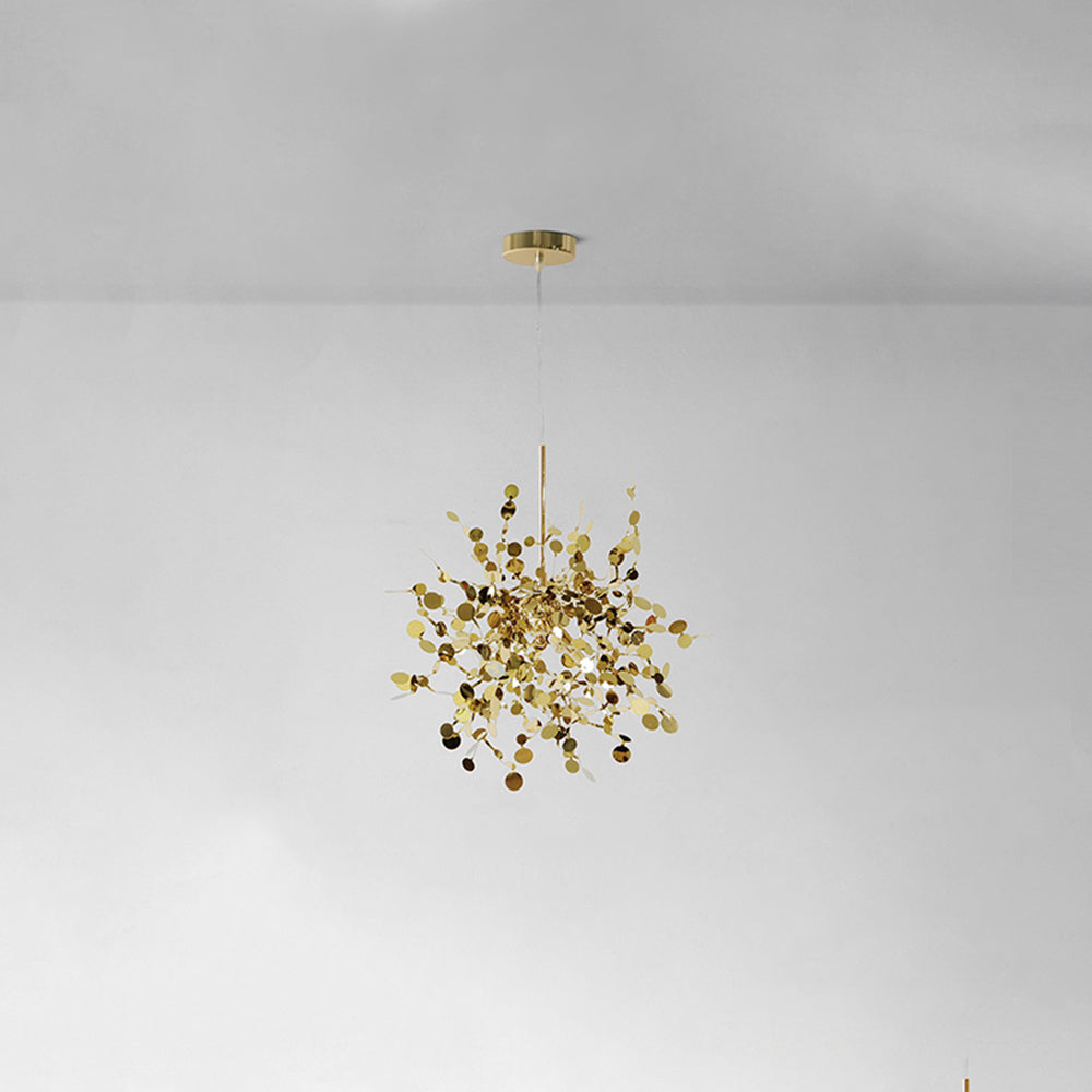 Olivia Artsy Classy Cluster Fireworks Pendant Light Metal