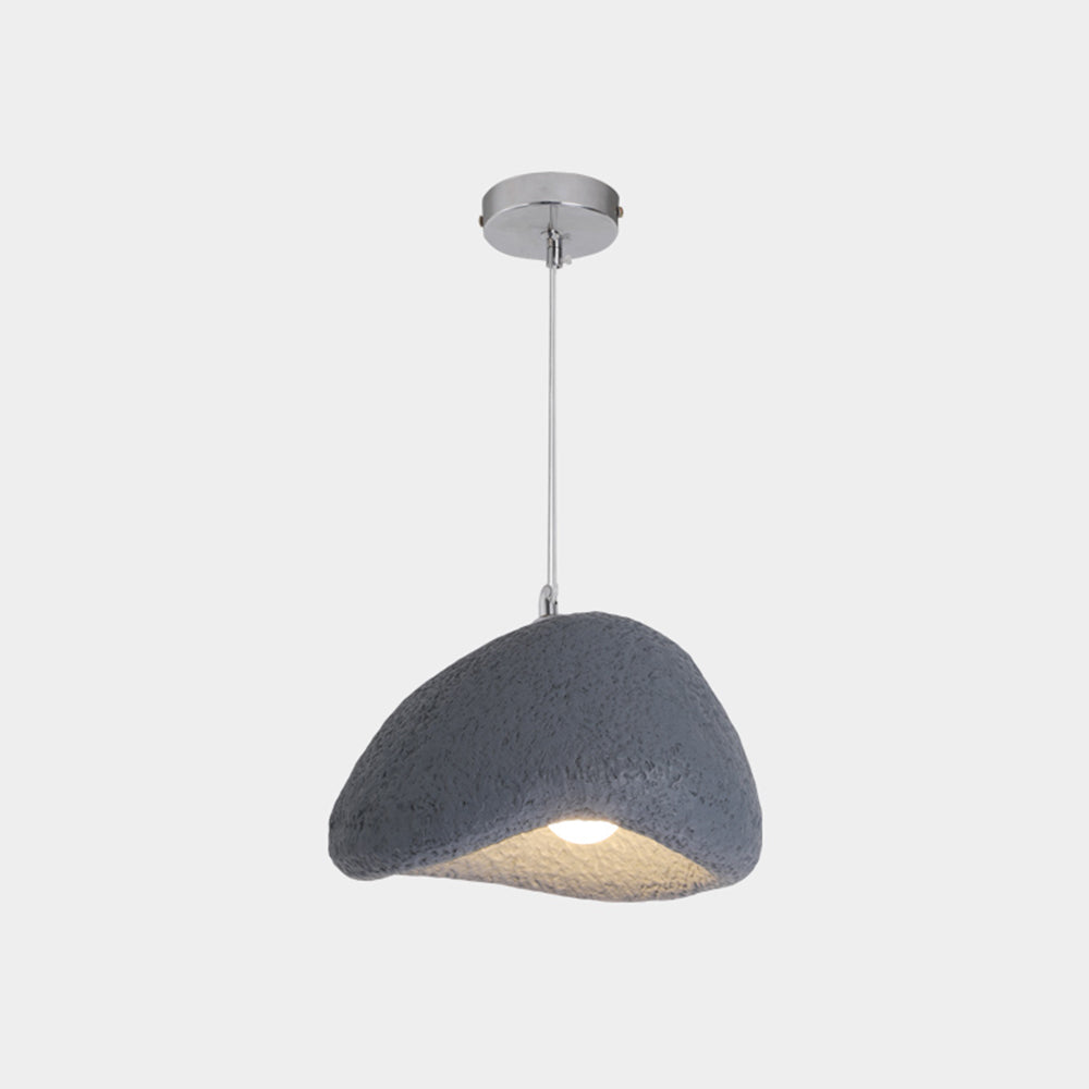 Avi Wabi Sabi Bread Shape Resin Pendant Light, Resin, 4 Color