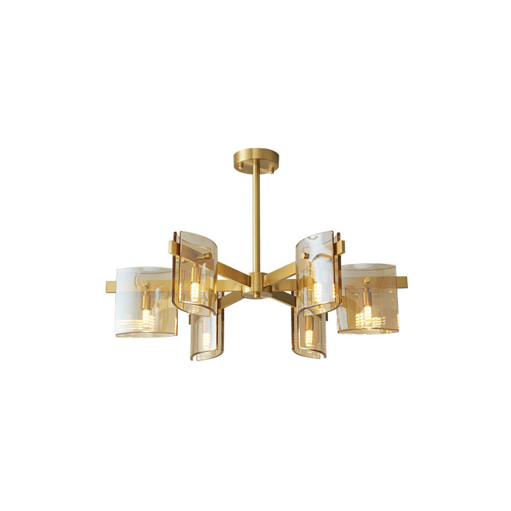 Arisha Minimalist Multi Head Metal Pendant Light