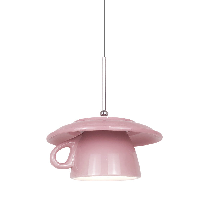 Valentina Modern Cup Ceramic LED Pendant Light Bedroom - Letslighting