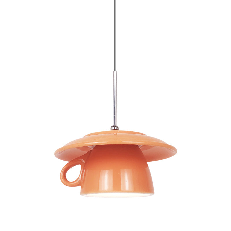 Valentina Modern Cup Ceramic LED Pendant Light Bedroom - Letslighting