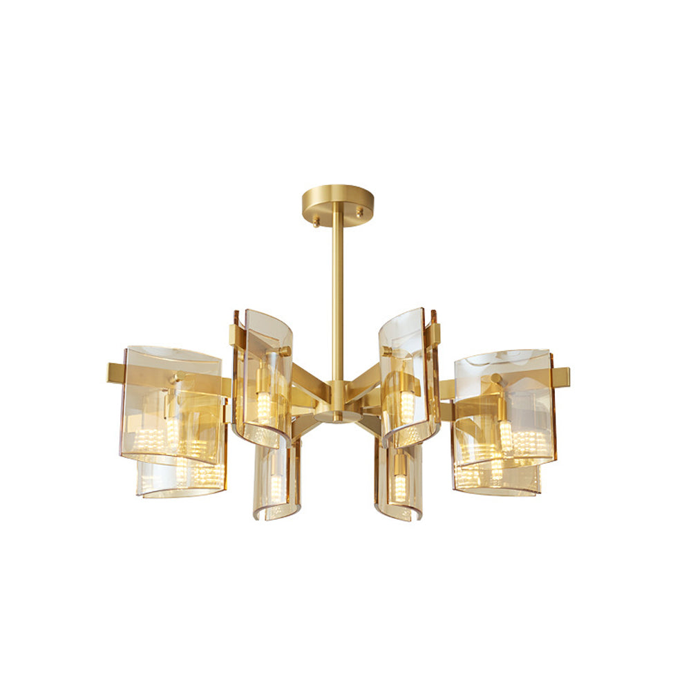 Arisha Minimalist Multi Head Metal Pendant Light