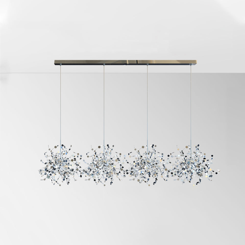 Olivia Artsy Classy Cluster Fireworks Pendant Light Metal