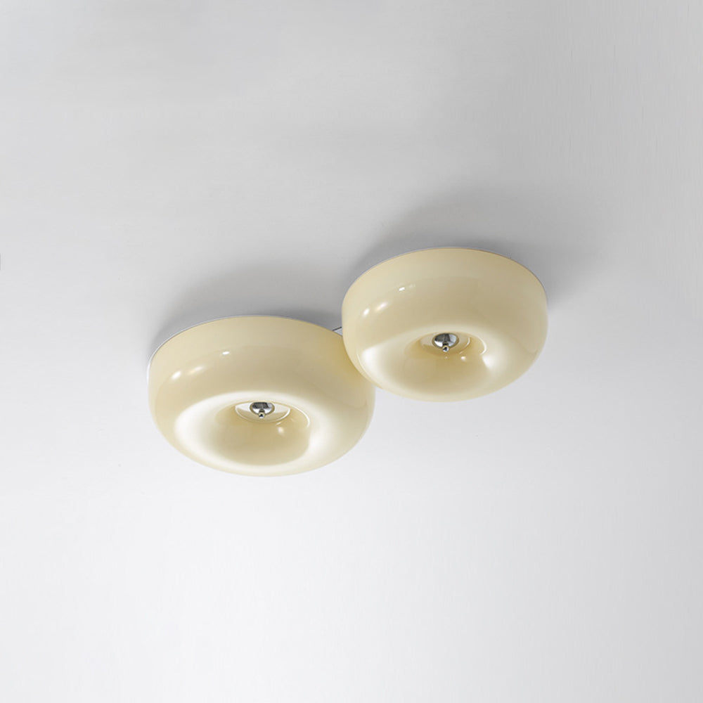 Valentina VintageCeiling Light Cream Glass Bedroom Study Balcony Aisle