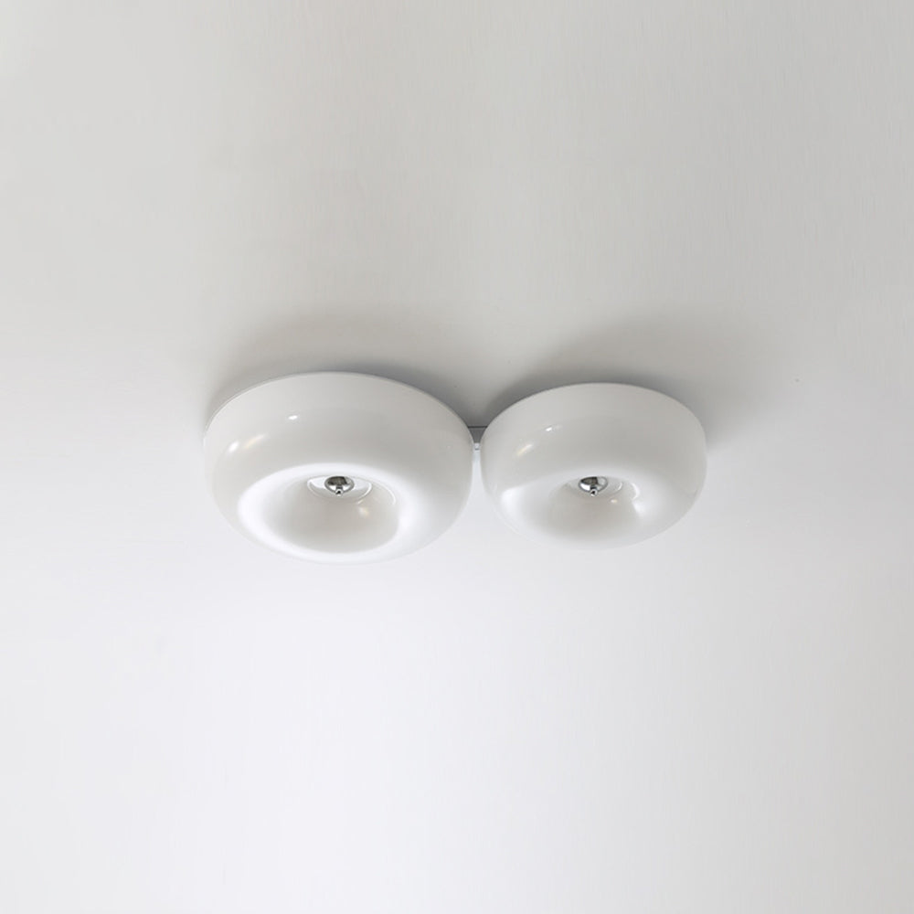 Valentina VintageCeiling Light Cream Glass Bedroom Study Balcony Aisle