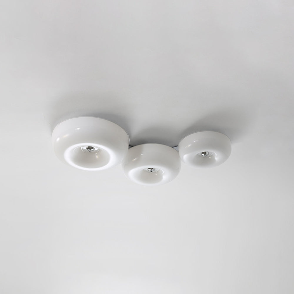 Valentina VintageCeiling Light Cream Glass Bedroom Study Balcony Aisle