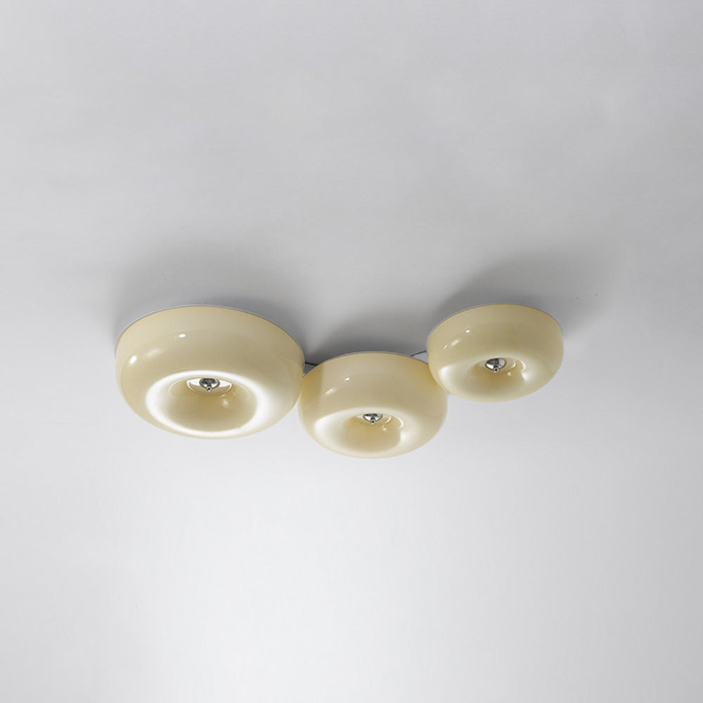 Valentina VintageCeiling Light Cream Glass Bedroom Study Balcony Aisle
