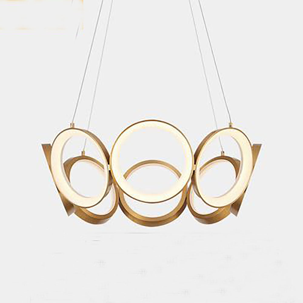 Arisha Luxury Ring Metal Pendant Light