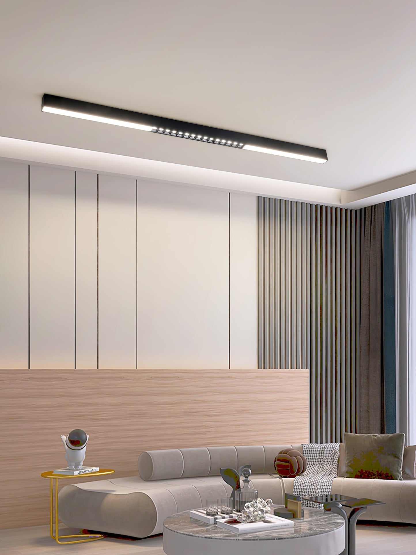 Line Modern Aluminum Floating Light - Letslighting