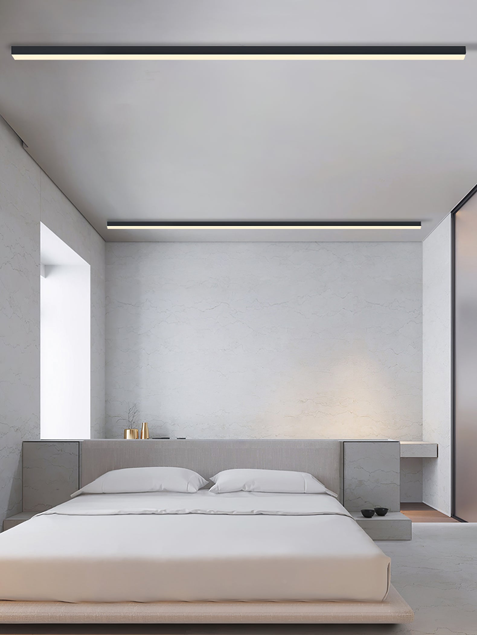 Line Modern Aluminum Floating Light - Letslighting