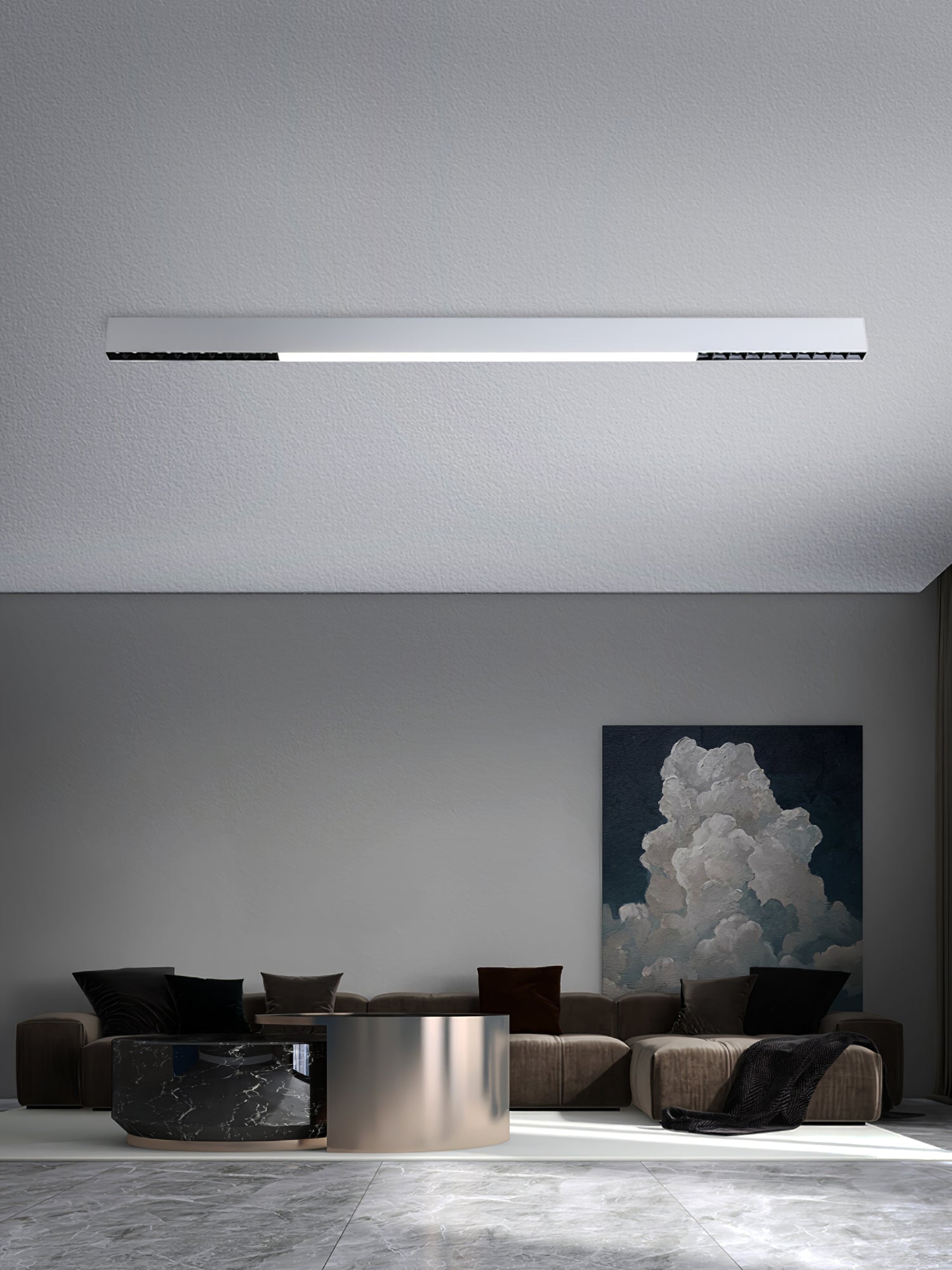 Line Modern Aluminum Floating Light - Letslighting