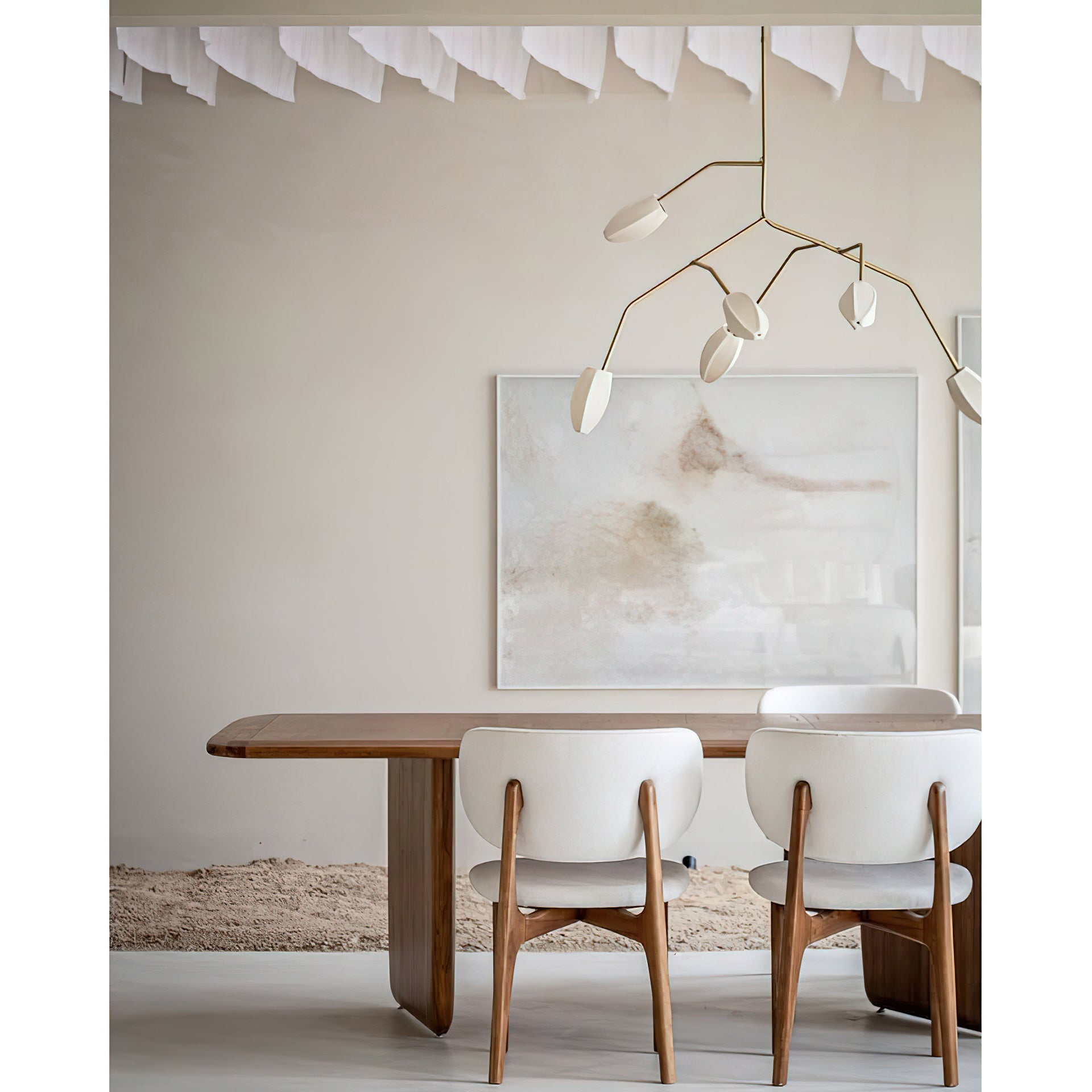 Evvinora Vintage Industrial Fabric Chandelier - Letslighting