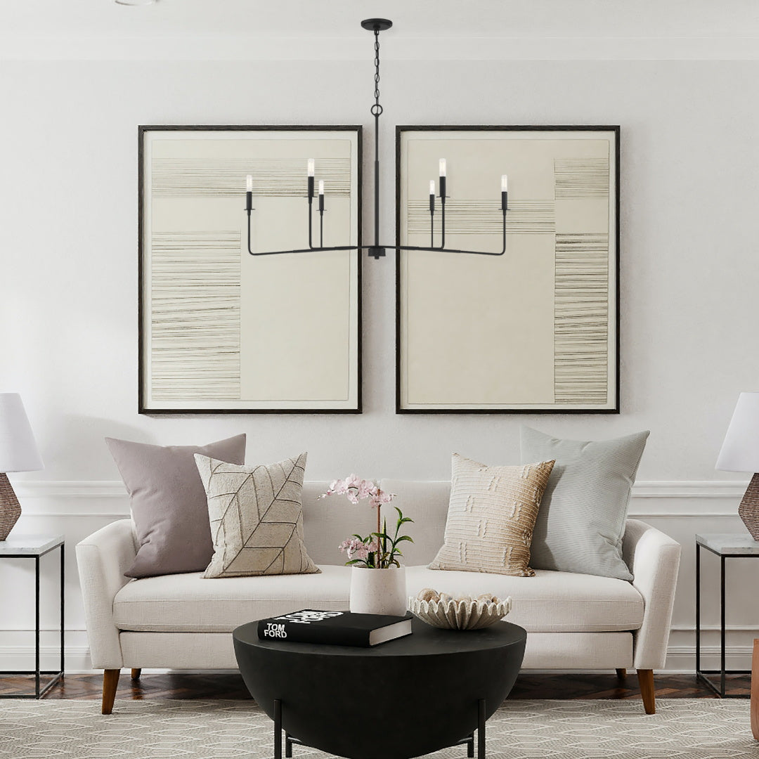 Blikuvyi Modern Industrial Minimalist Chandelier - Letslighting