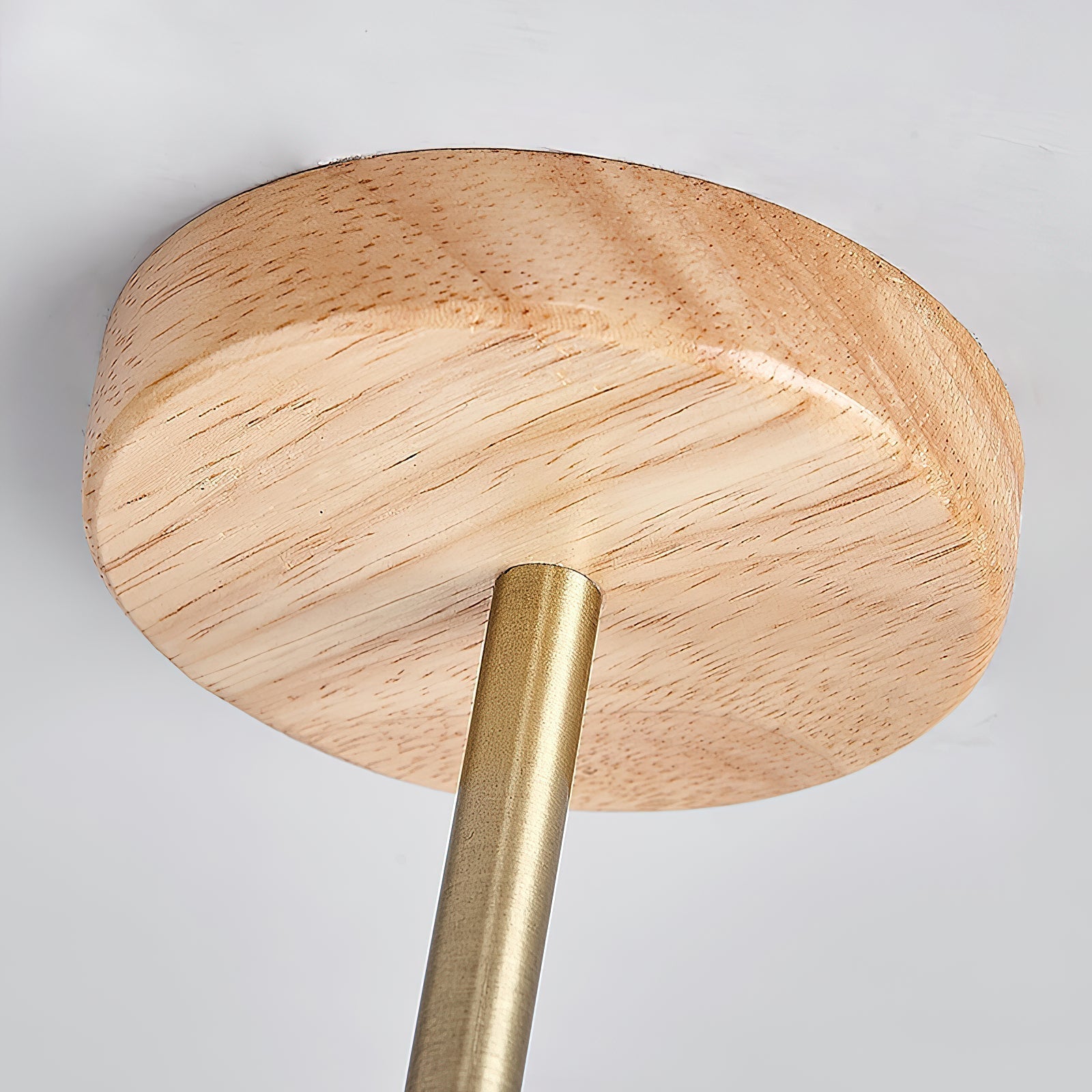 Syraeia Modern Minimalist Surface Wooden Travertine Mount Ceiling Lamp - Letslighting