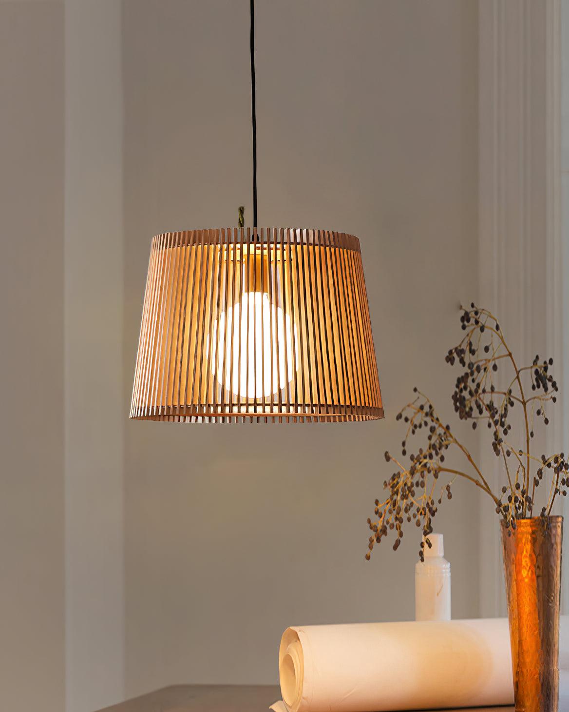 Liorace Wood Retro Pendant Lamp - Letslighting