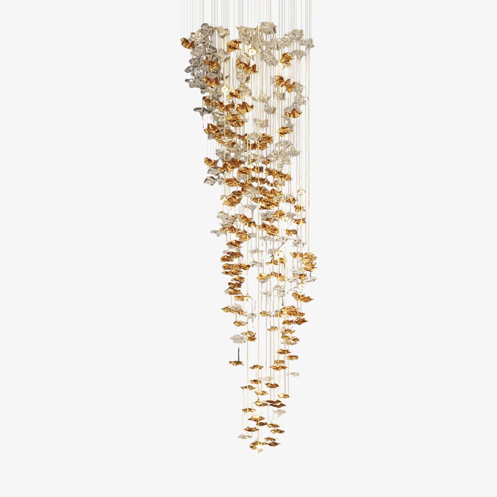 Cezorisra Luxury Brass Linear Chandelier - Letslighting