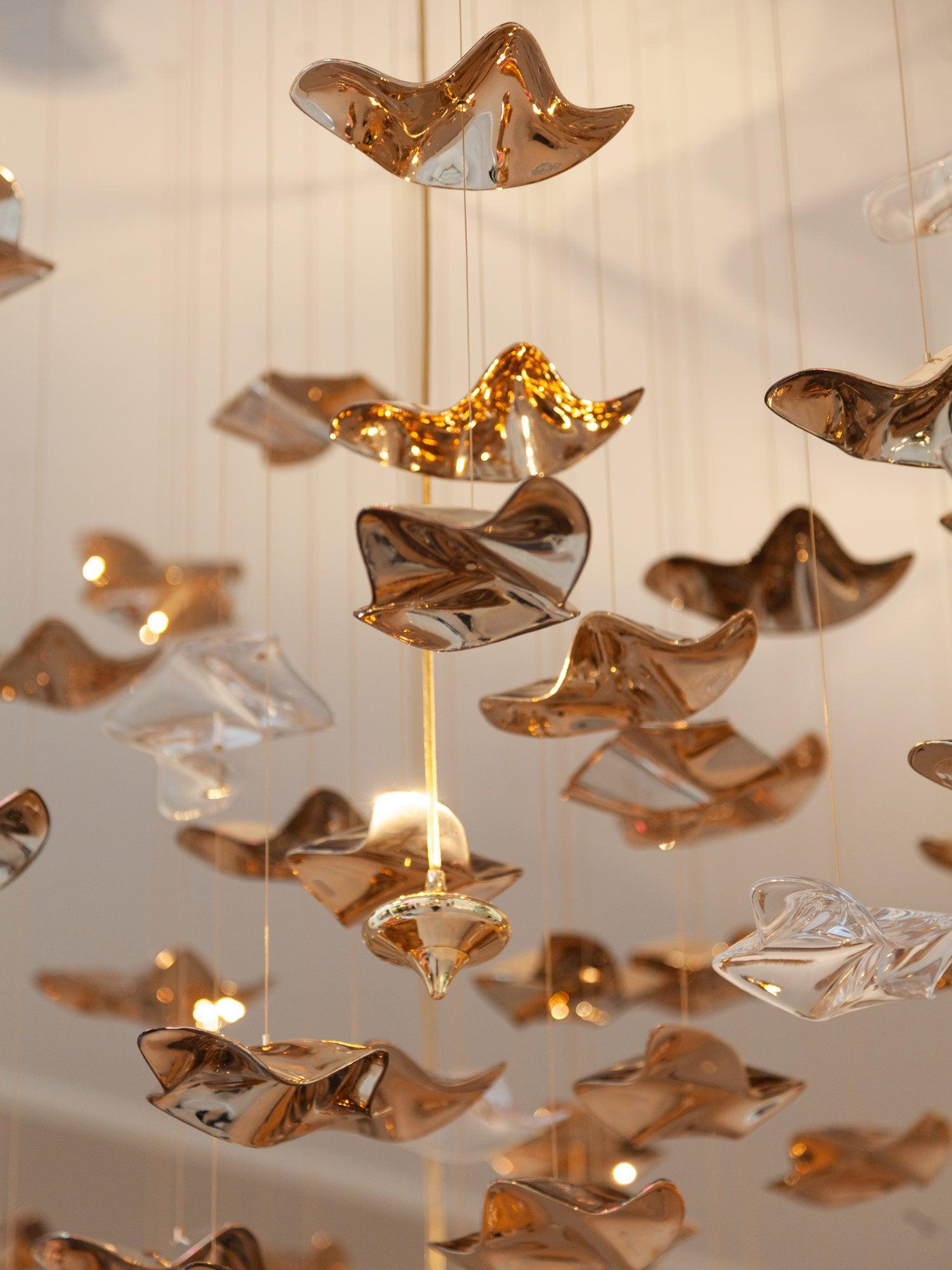Cezorisra Luxury Brass Linear Chandelier - Letslighting