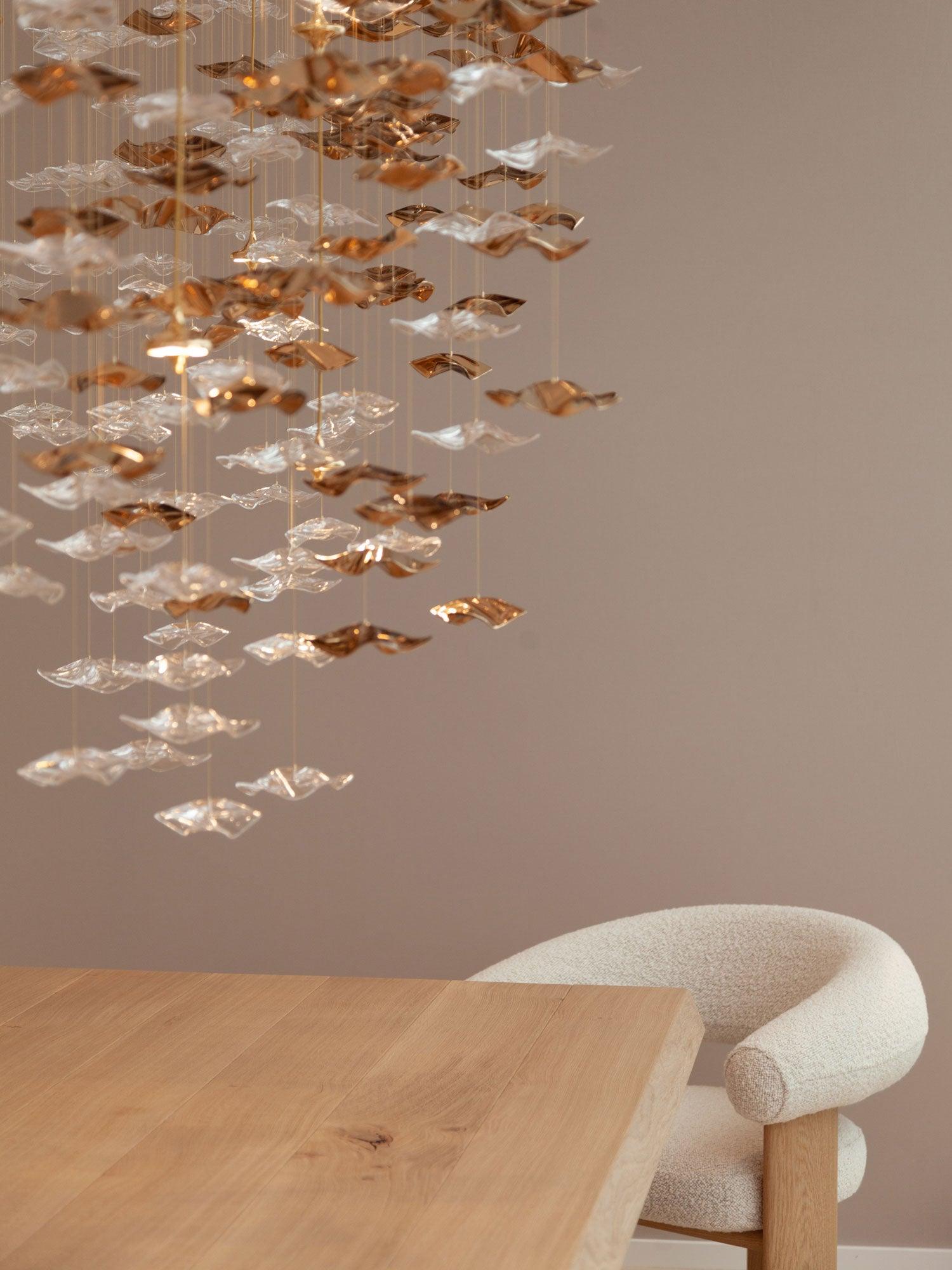 Vecarisra Luxury Tidal Art Glass Pendants Lamp - Letslighting