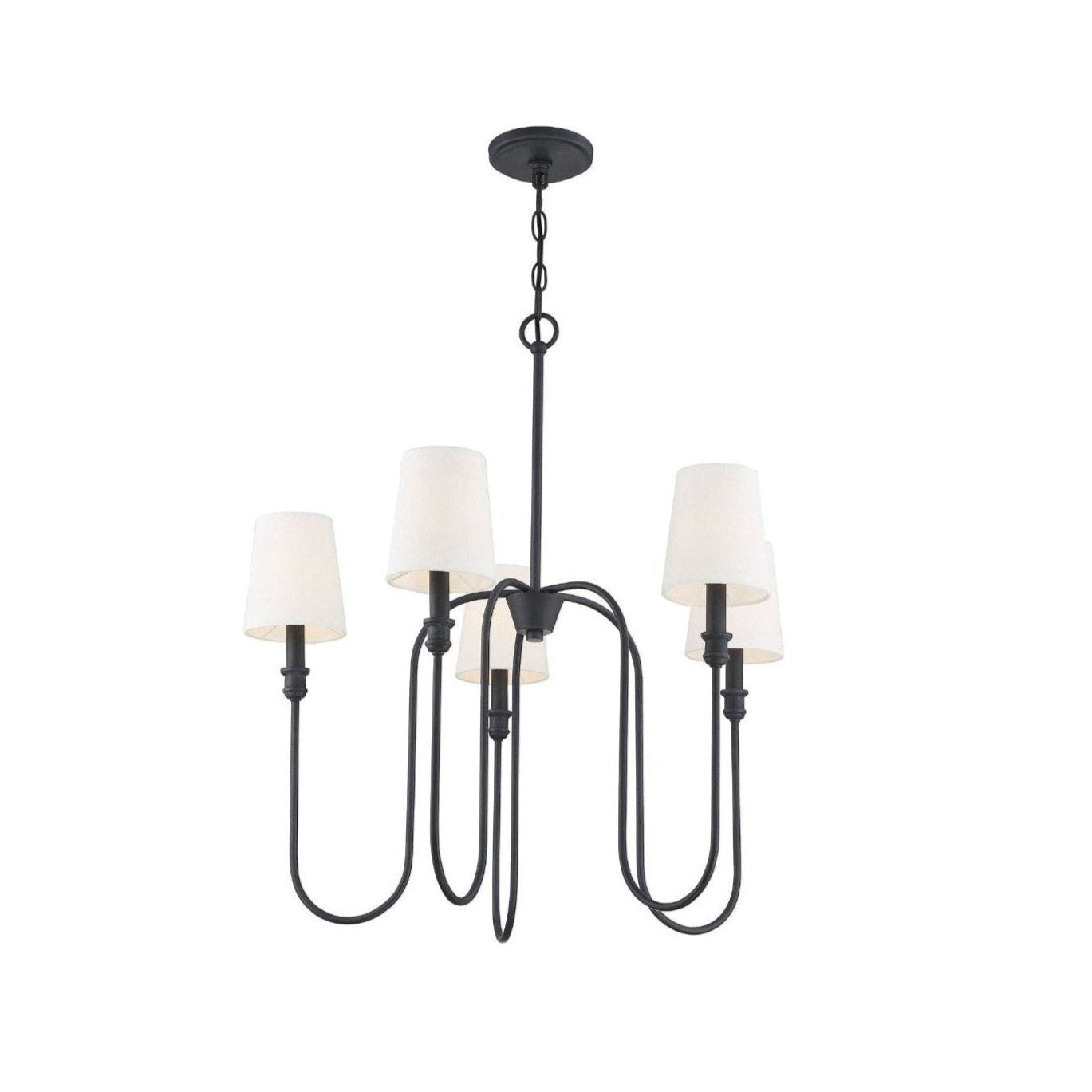 Evraeel Modern Minimalist Fabric Chandelier - Letslighting