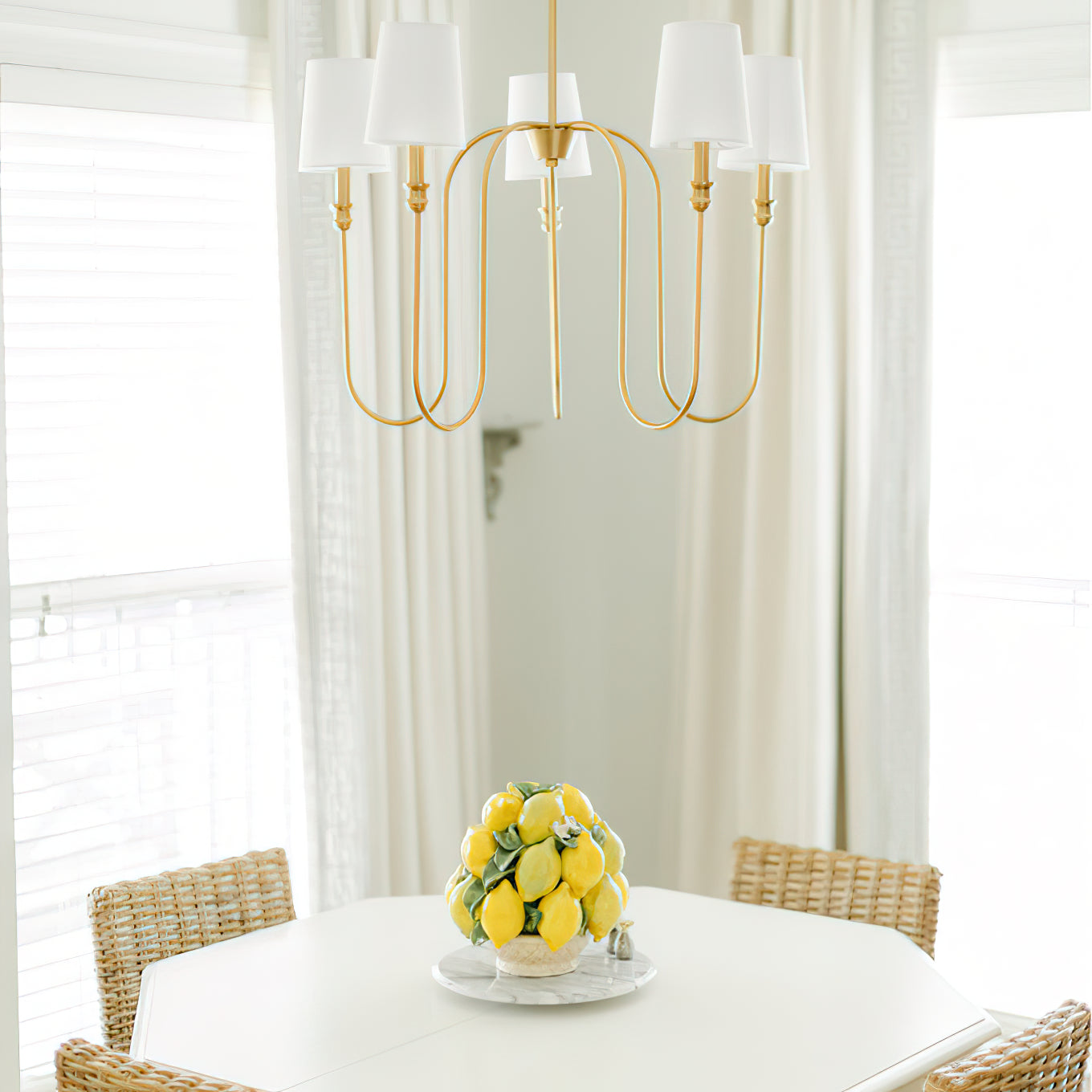 Evraeel Modern Minimalist Fabric Chandelier - Letslighting