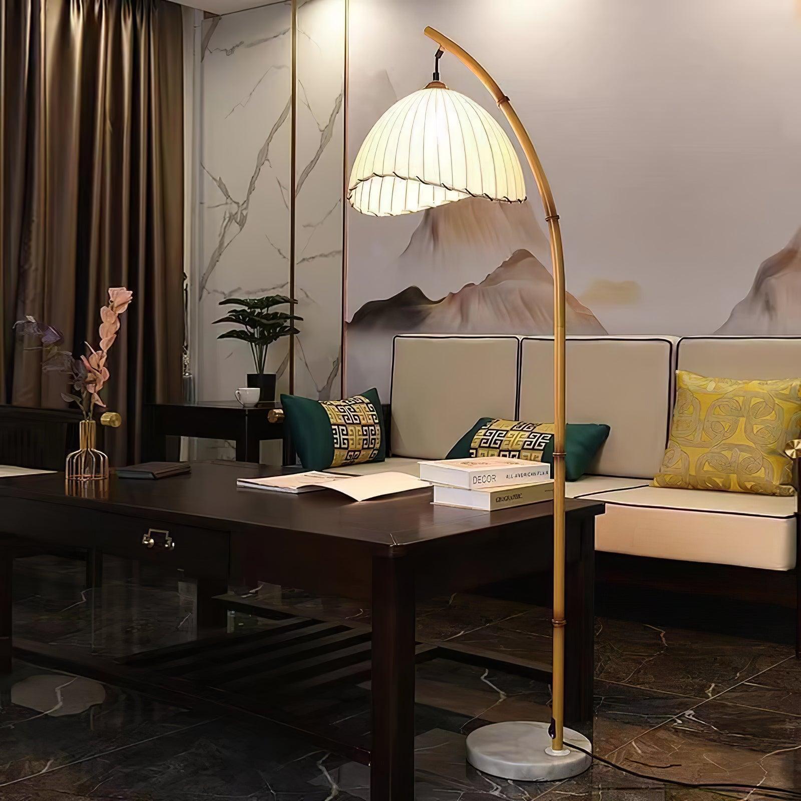 Hank Minimalist Marble Floor Lamp - Letslighting